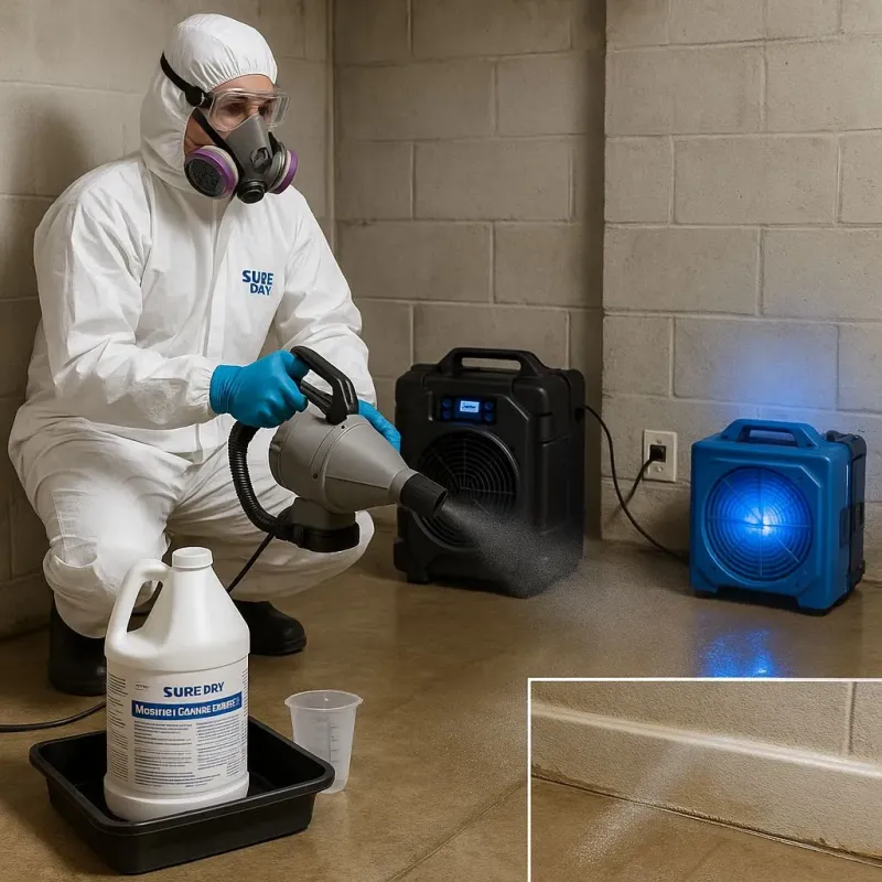 Sanitization and Odor Removal process in Spring Valley, MN